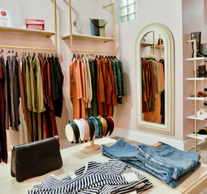 LincSell POS running in a clothing and apparel store