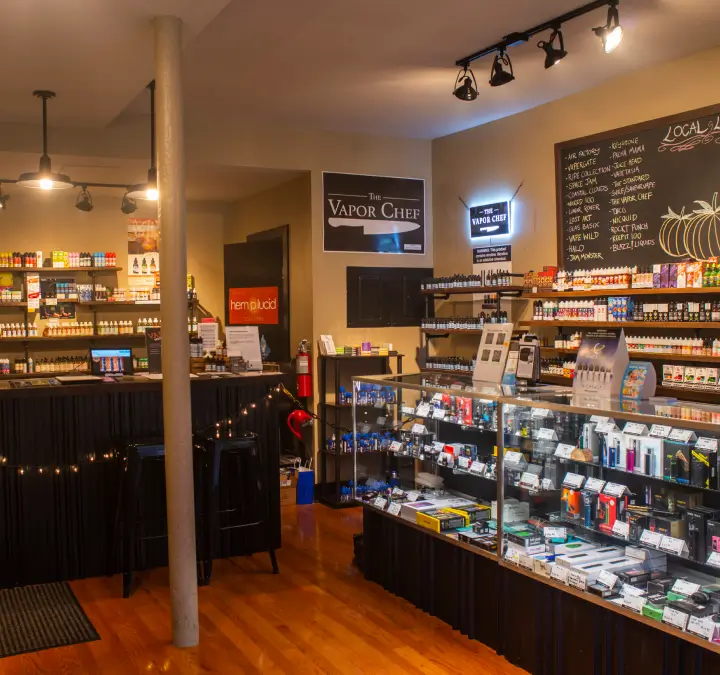 LincSell POS running in a vape shop